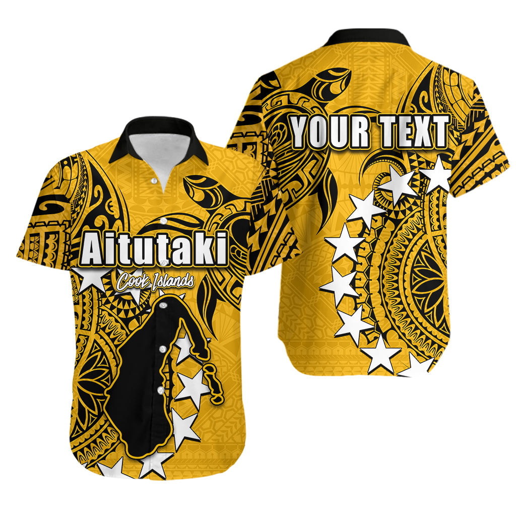 Custom PersonalisedCook Islands Hawaiian Shirt Aitutaki