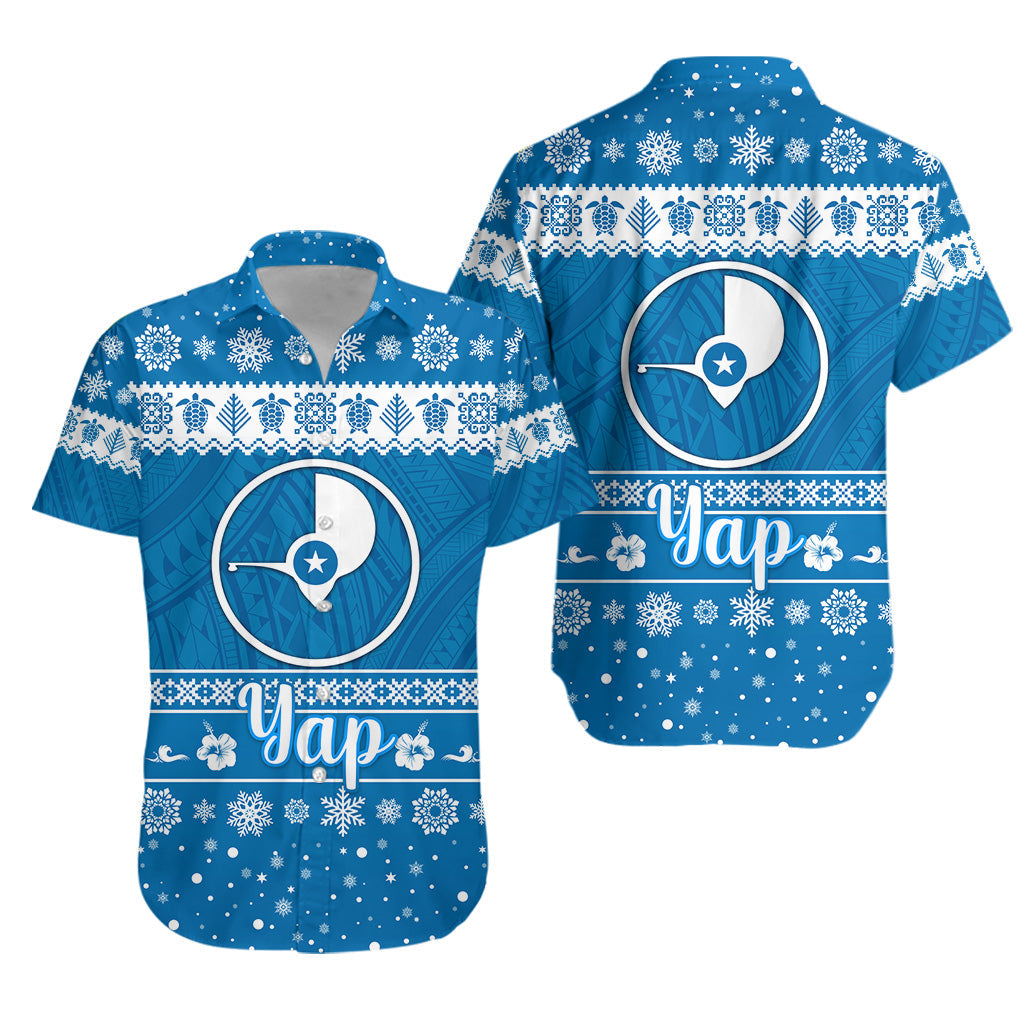 FSM Yap Christmas Hawaiian Shirt Simple Style