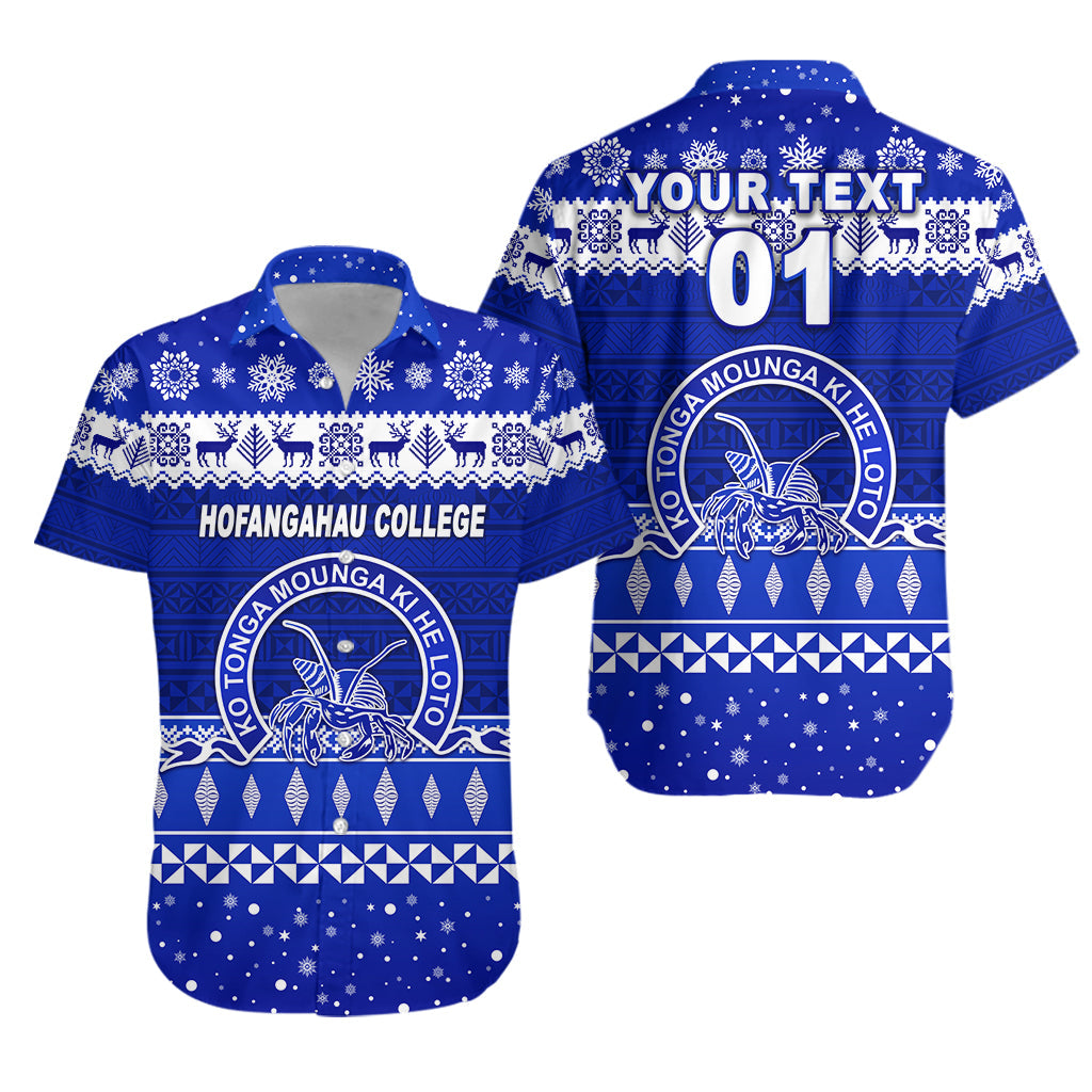 Custom Personalised Hofangahau College Christmas Hawaiian Shirt Simple Style