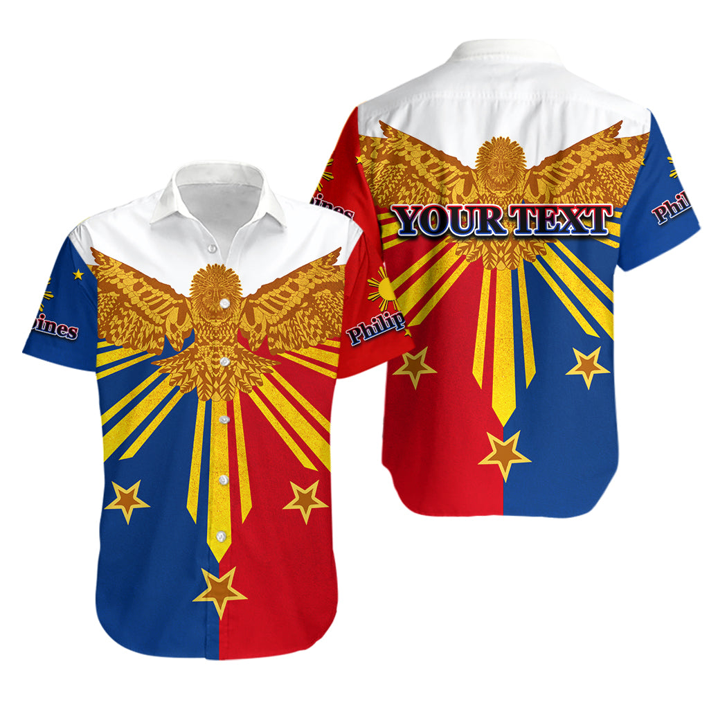 Custom PersonalisedPhilippines Hawaiian Shirt Eagle