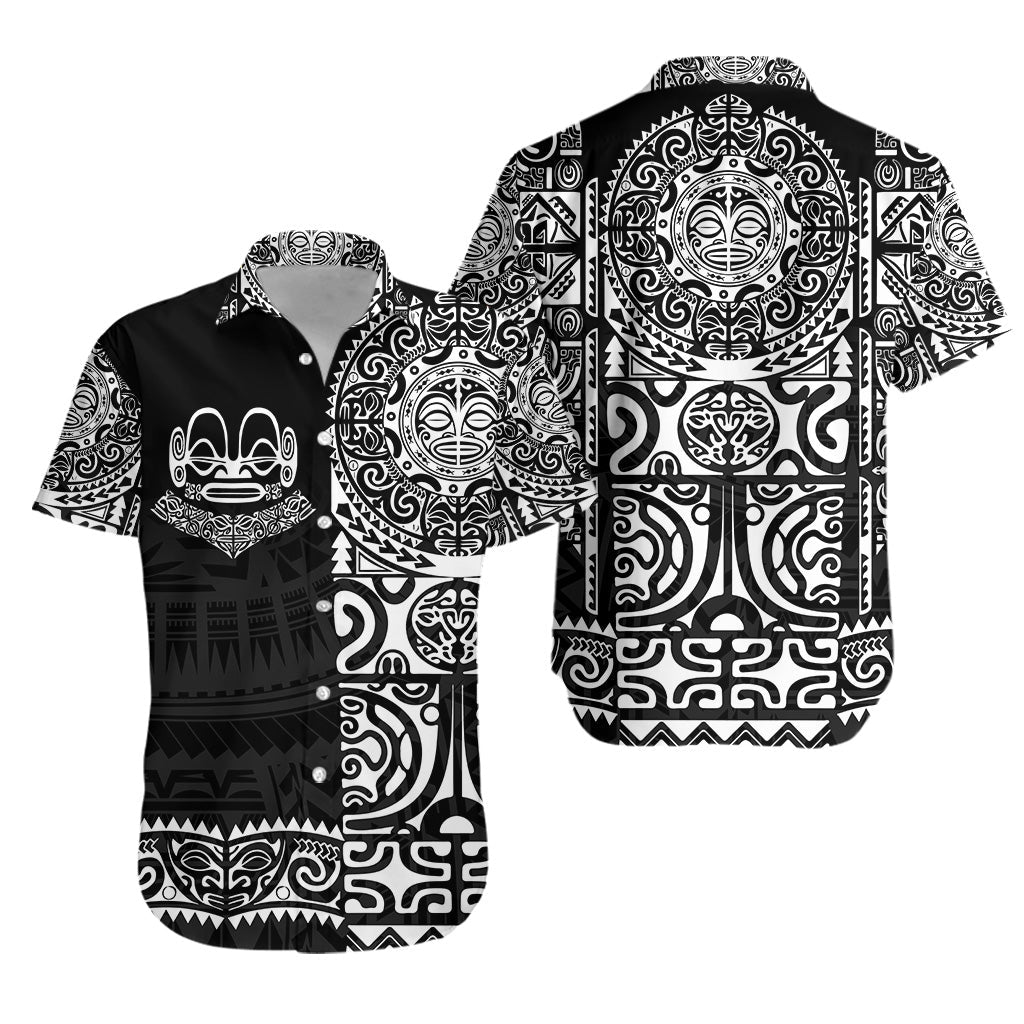 Marquesas Islands Hawaiian Shirt Marquesan Tattoo Unique Style - Black