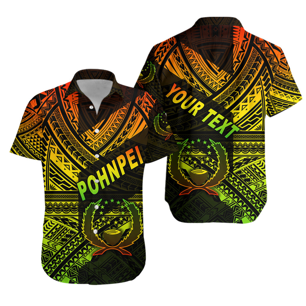 Custom Personalised FSM Pohnpei Hawaiian Shirt Original Style - Reggae