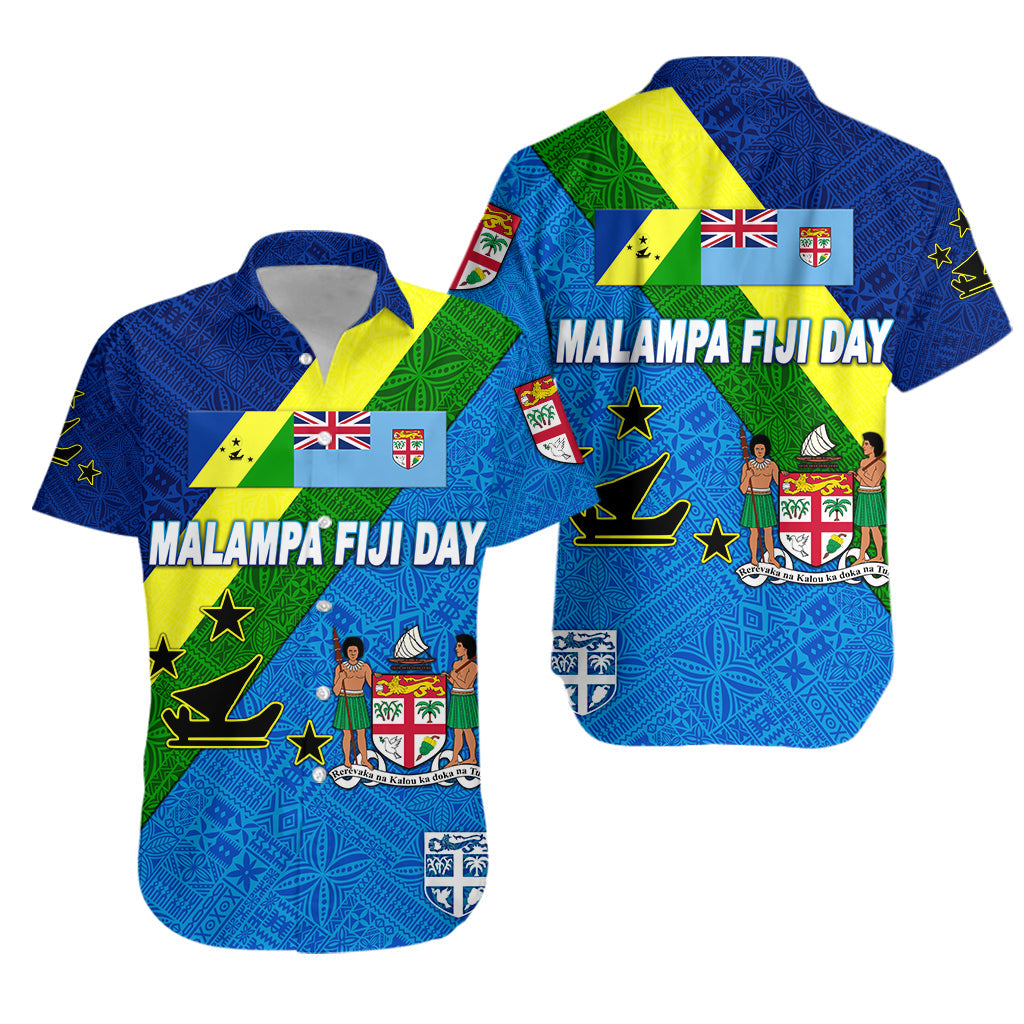 Vanuatu Malampa And Fiji Day Hawaiian Shirt October 10