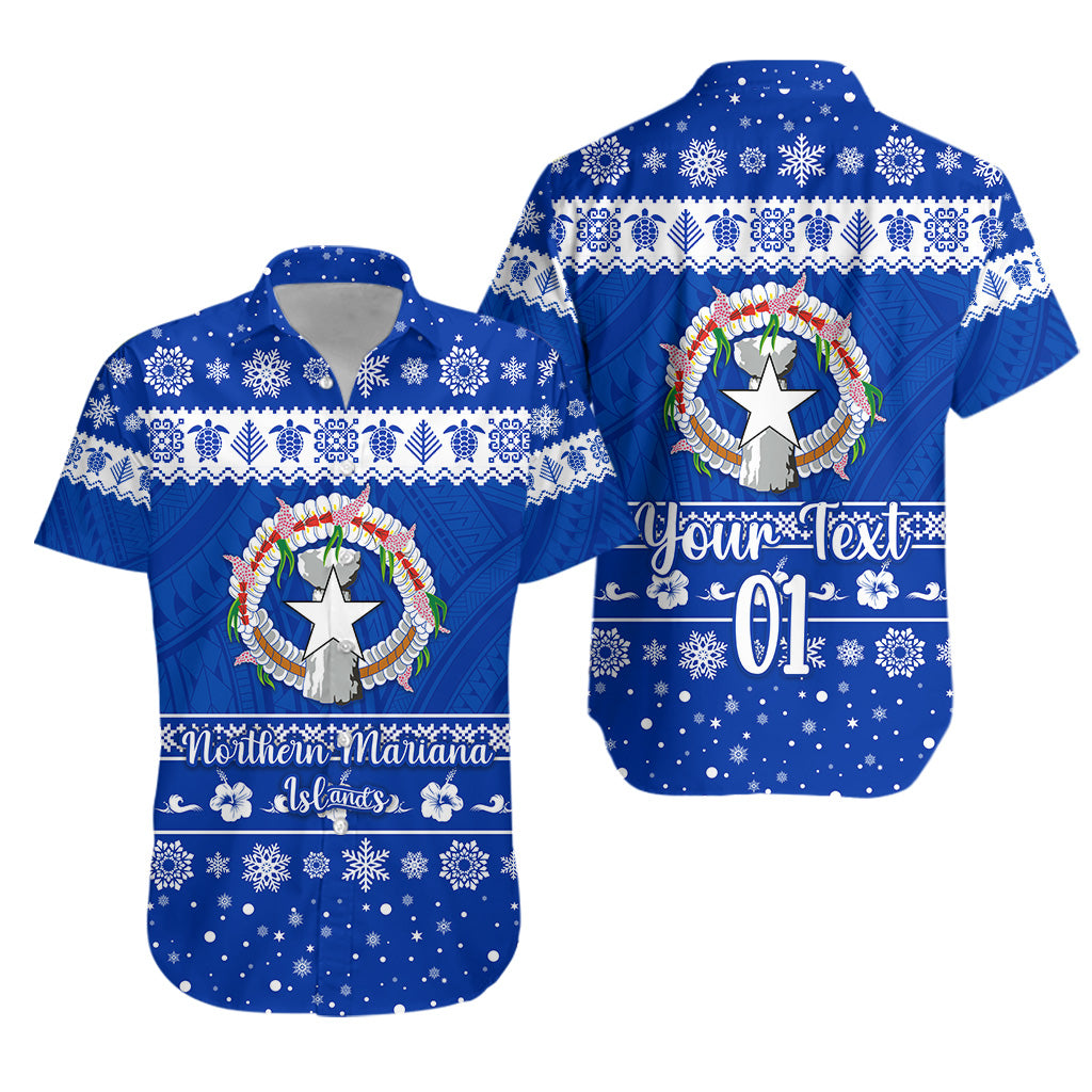 Custom Personalised Northern Mariana Islands Christmas Hawaiian Shirt Simple Style