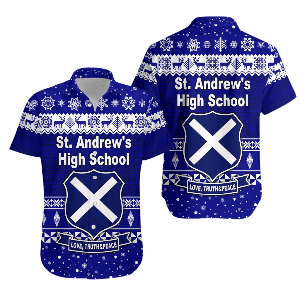 St. Andrew's High School Christmas Hawaiian Shirt Simple Style