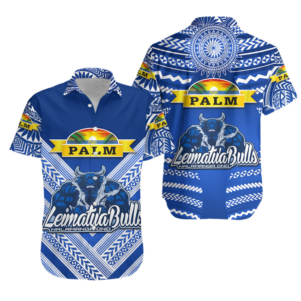 Mate Ma'a Tonga Hawaiian Shirt Leimatu'a Bulls Creative Style - Blue