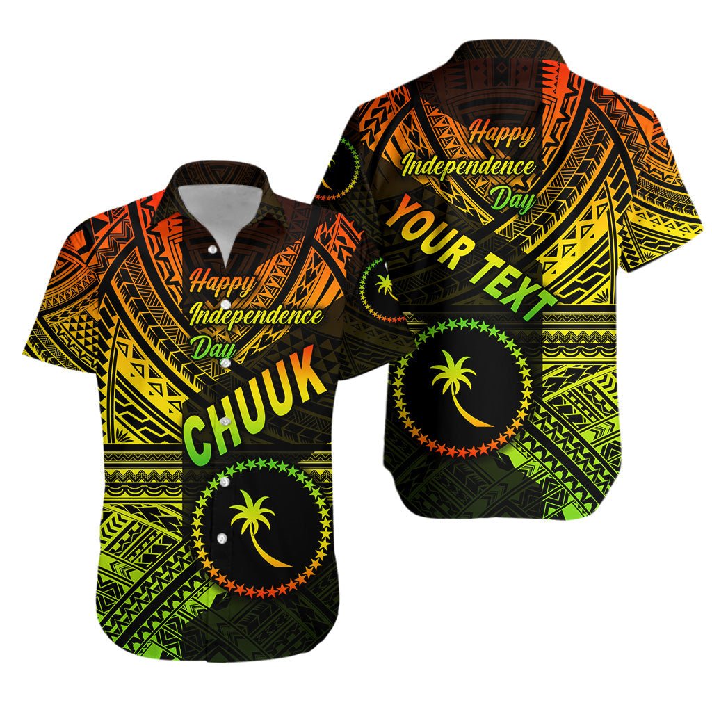 Custom Personalised FSM Chuuk Hawaiian Shirt Happy Independence Day Original Vibes - Reggae