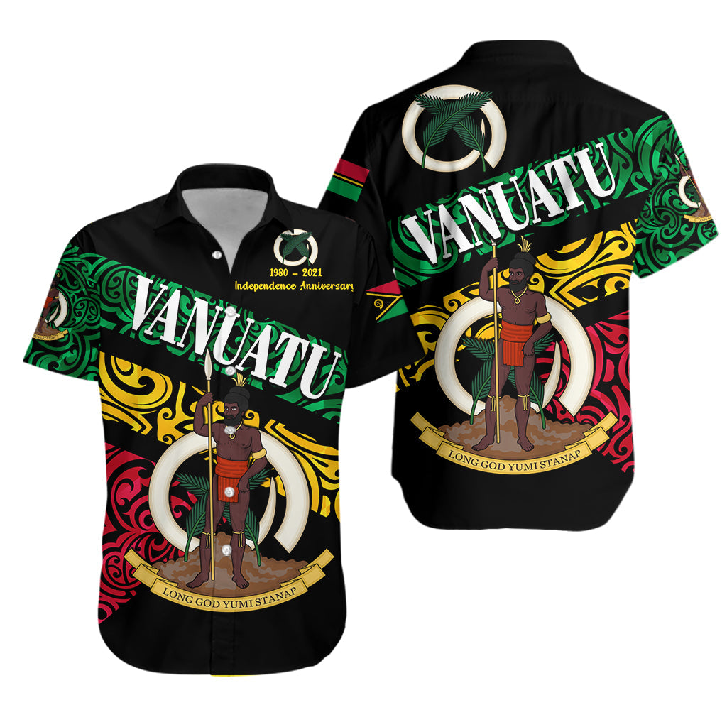 Vanuatu Special Independence Anniversary Hawaiian Shirt Sporty Style