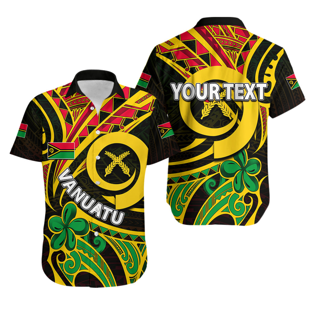 Custom Personalised Vanuatu Hawaiian Shirt Tribal Tattoo No.2