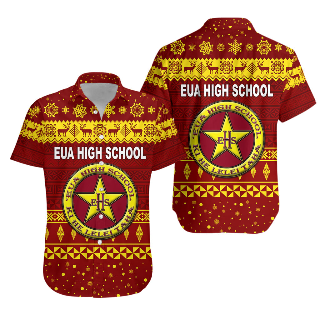 Eua High School Christmas Hawaiian Shirt Simple Style