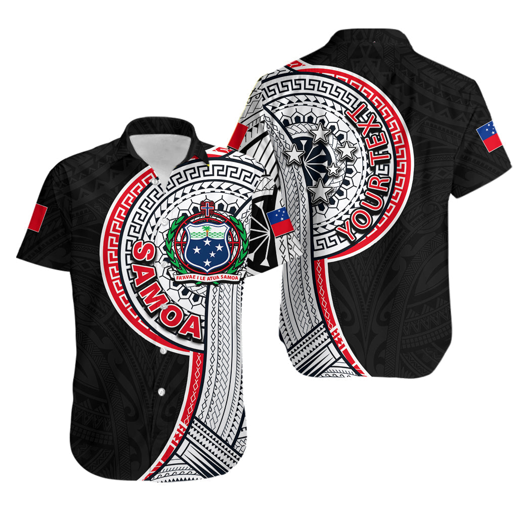 Custom Personalised Samoa Tribal Tattoo Hawaiian Shirt No.4