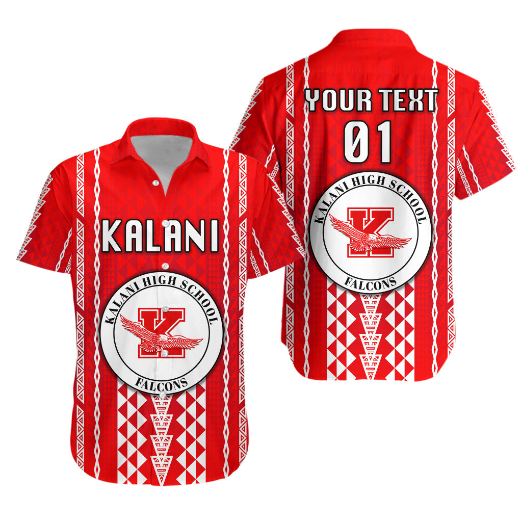 Custom Personalised Hawaii Kalani High School Hawaiian Shirt Falcons Simple Style