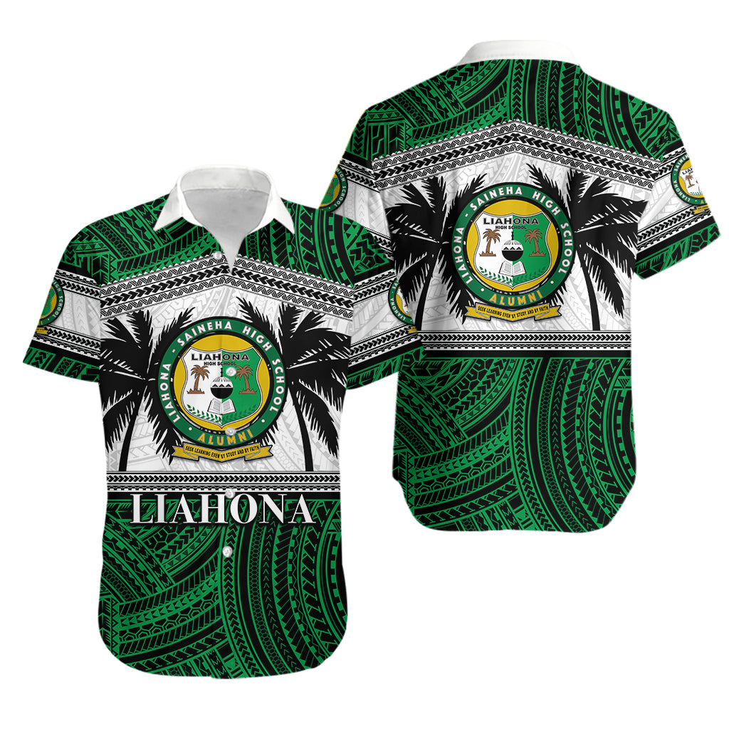 Tonga Liahona High School Hawaiian Shirt Polynesian Patterns