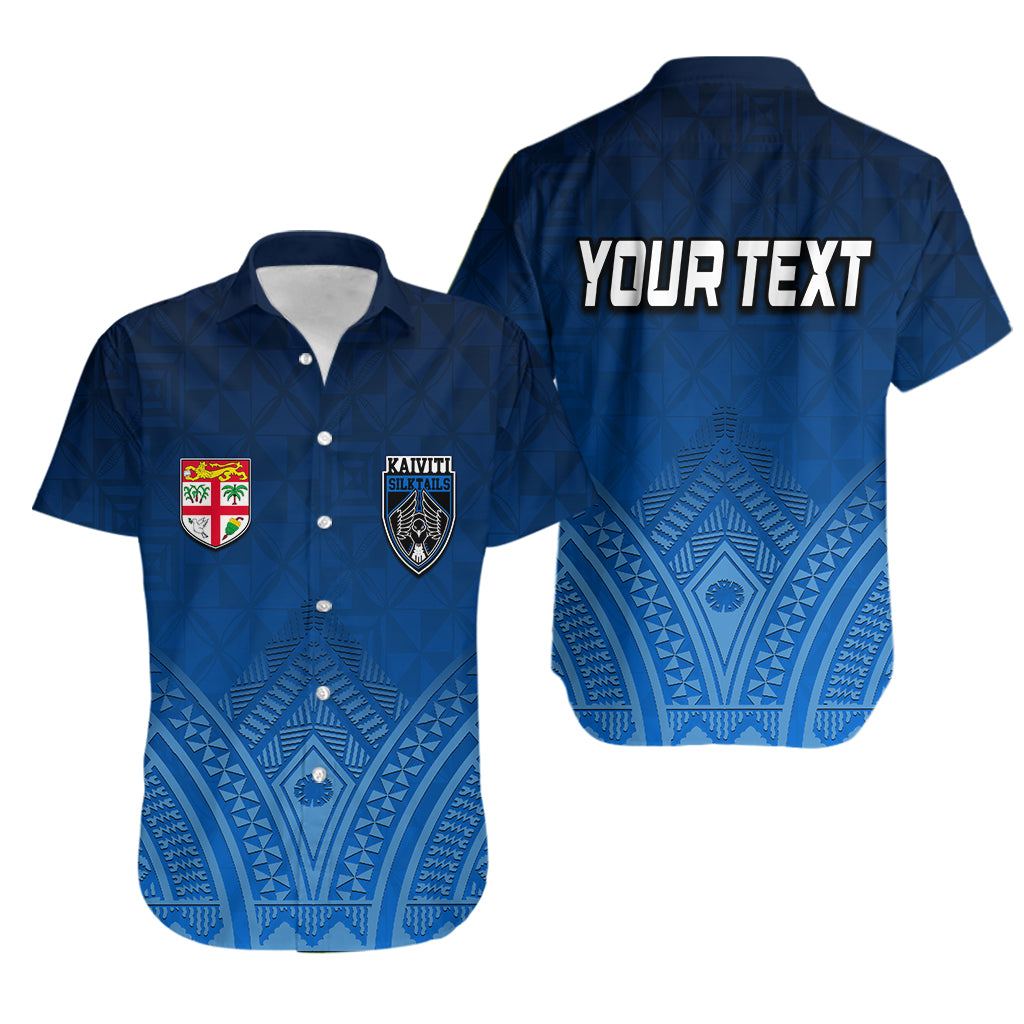 Custom PersonalisedFiji Kaiviti Silktails Rugby Hawaiian Shirt