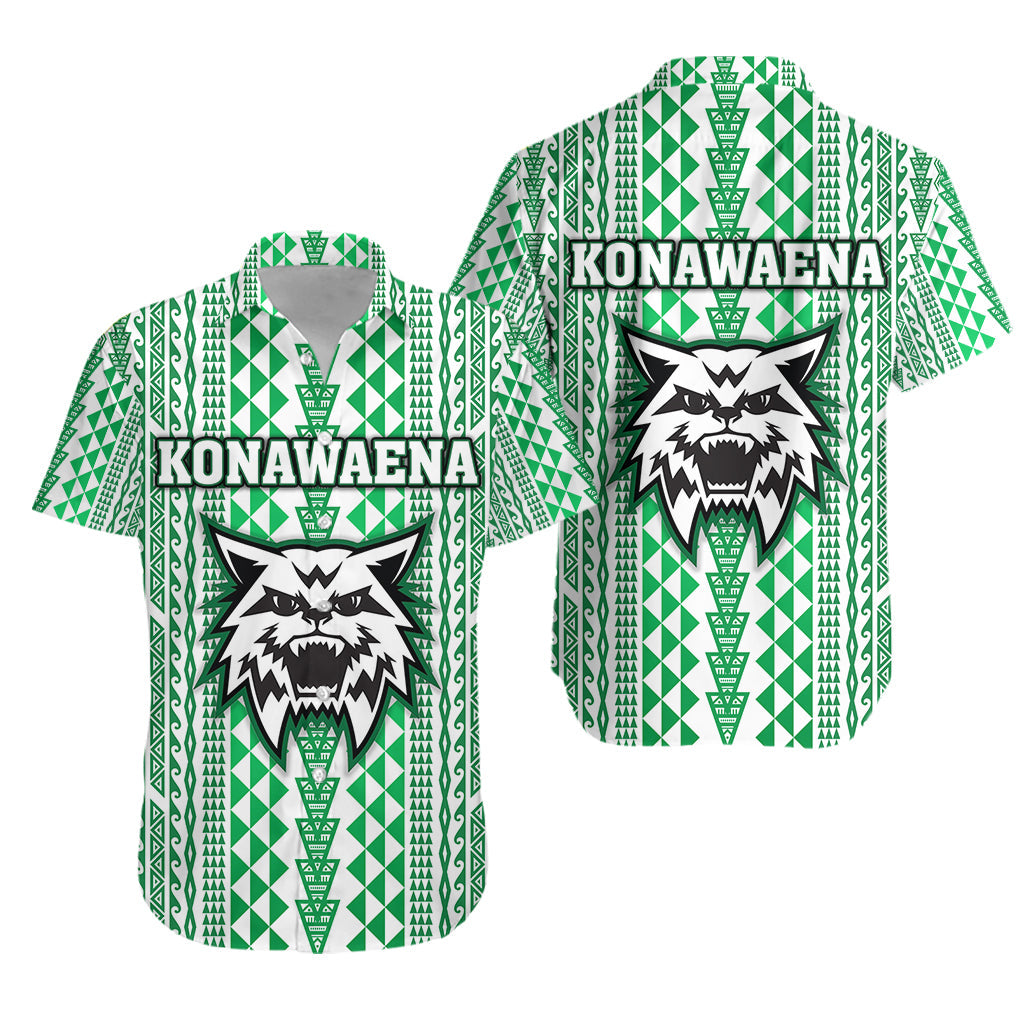 Hawaii Konawaena Wildcats School Hawaiian Shirt Simple Style