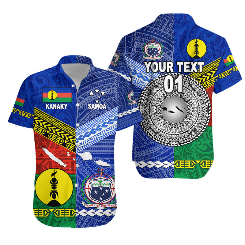 Custom Personalised Samoa And Kanaky New Caledonia Hawaiian Shirt Together
