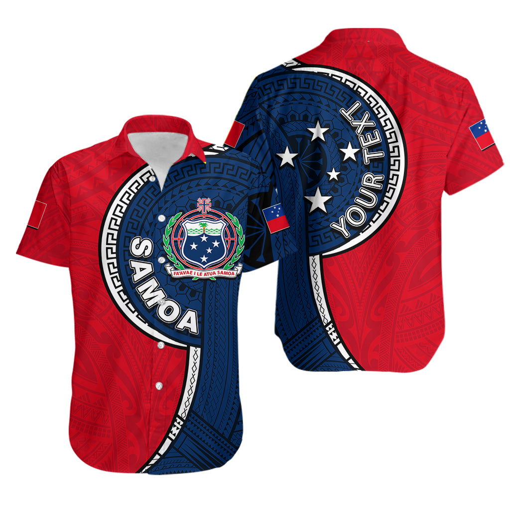 Custom Personalised Samoa Tribal Tattoo Hawaiian Shirt No.1