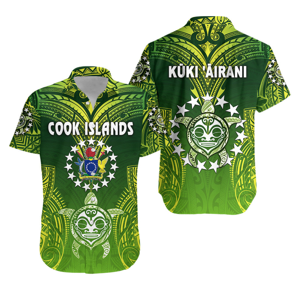Cook Islands Hawaiian Shirt Happy Independence Anniversary