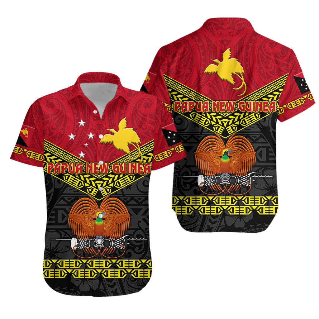 Papua New Guinea Kumuls Hawaiian Shirt Simple Style - Black Vibes
