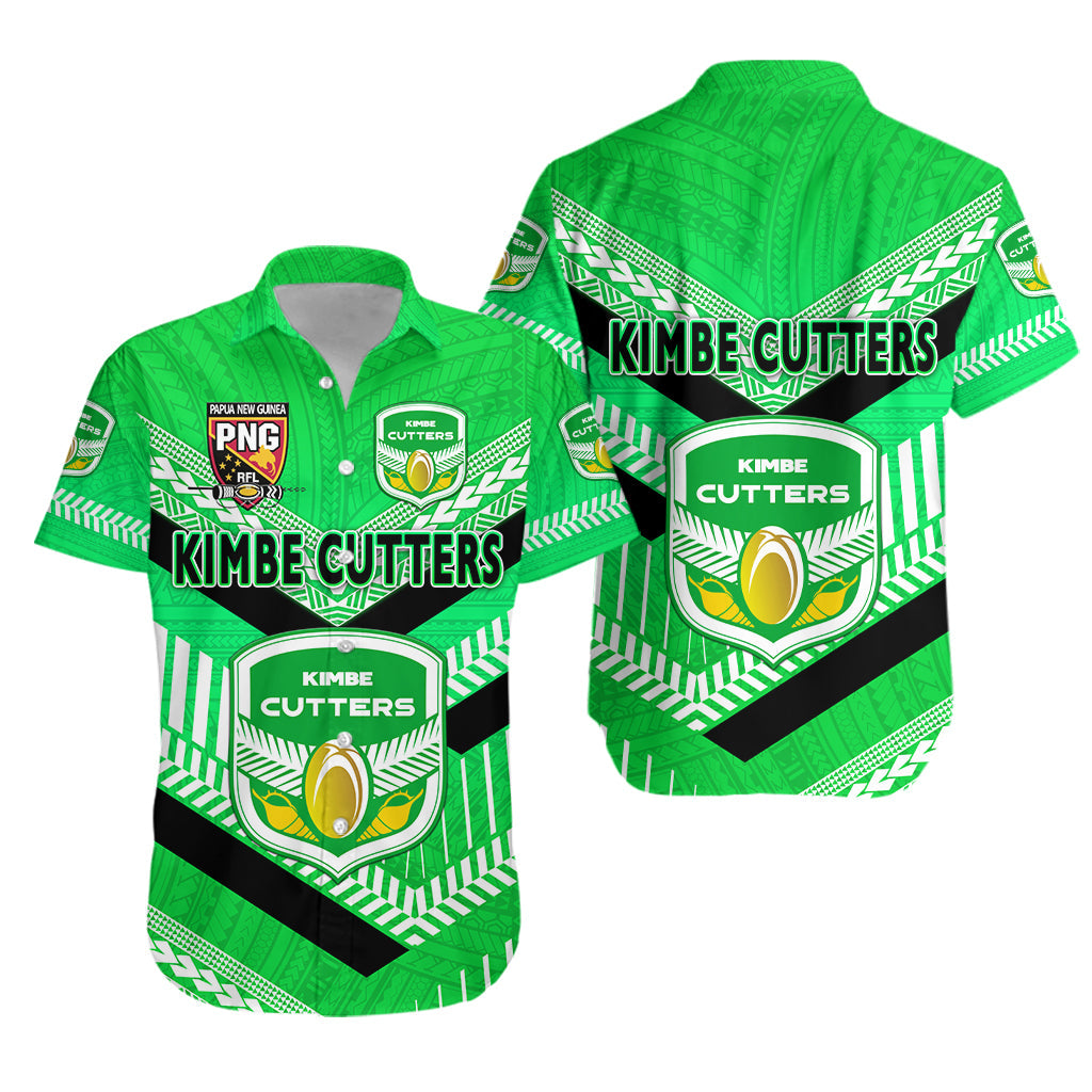 Papua New Guinea Kimbe Cutters Hawaiian Shirt Rugby - Green