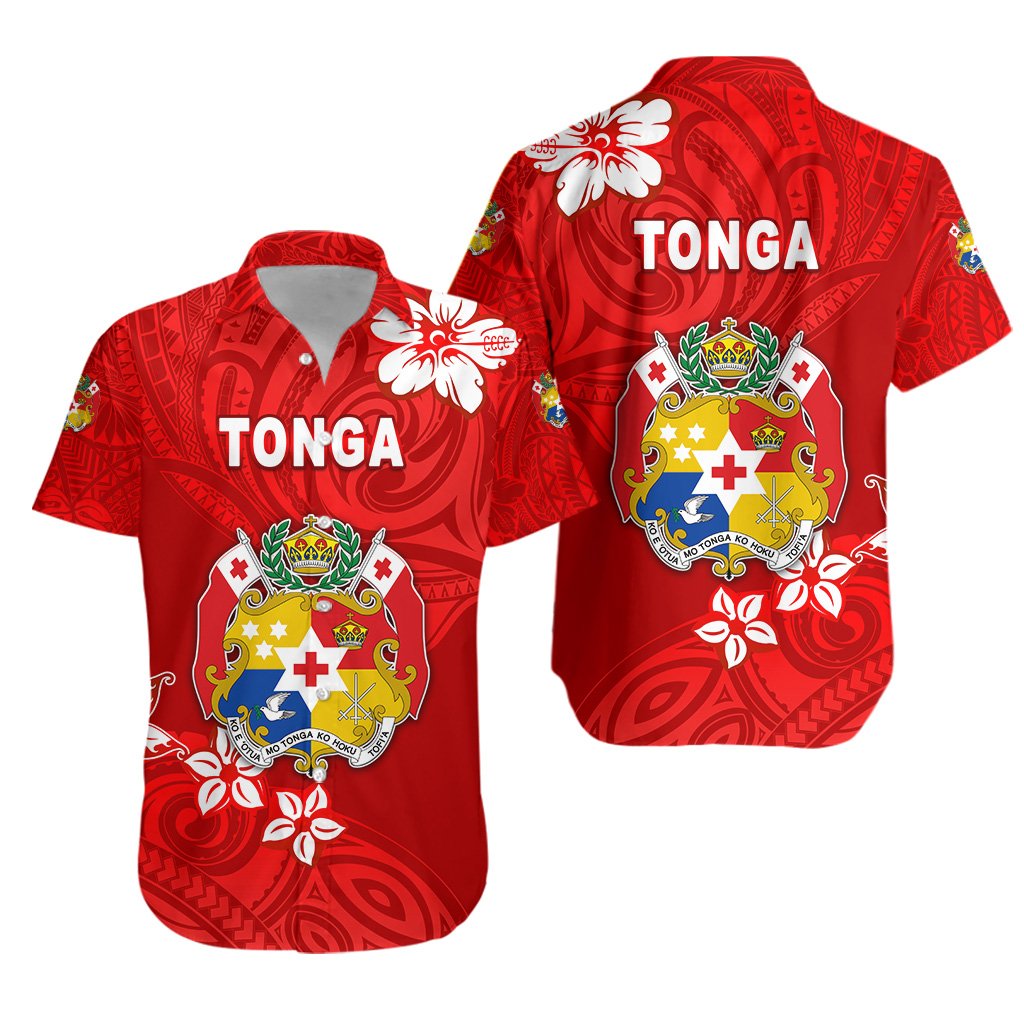 Mate Ma'a Tonga Rugby Hawaiian Shirt Polynesian Unique Vibes - Full Red