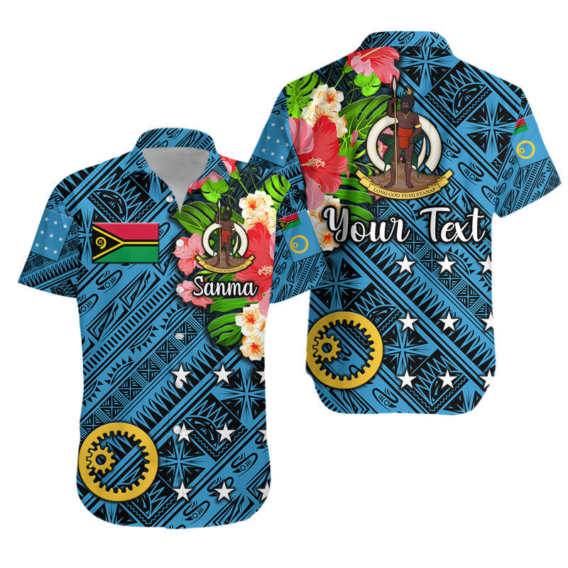 Custom Personalised Vanuatu Sanma Hawaiian Shirt Independence Be Proud
