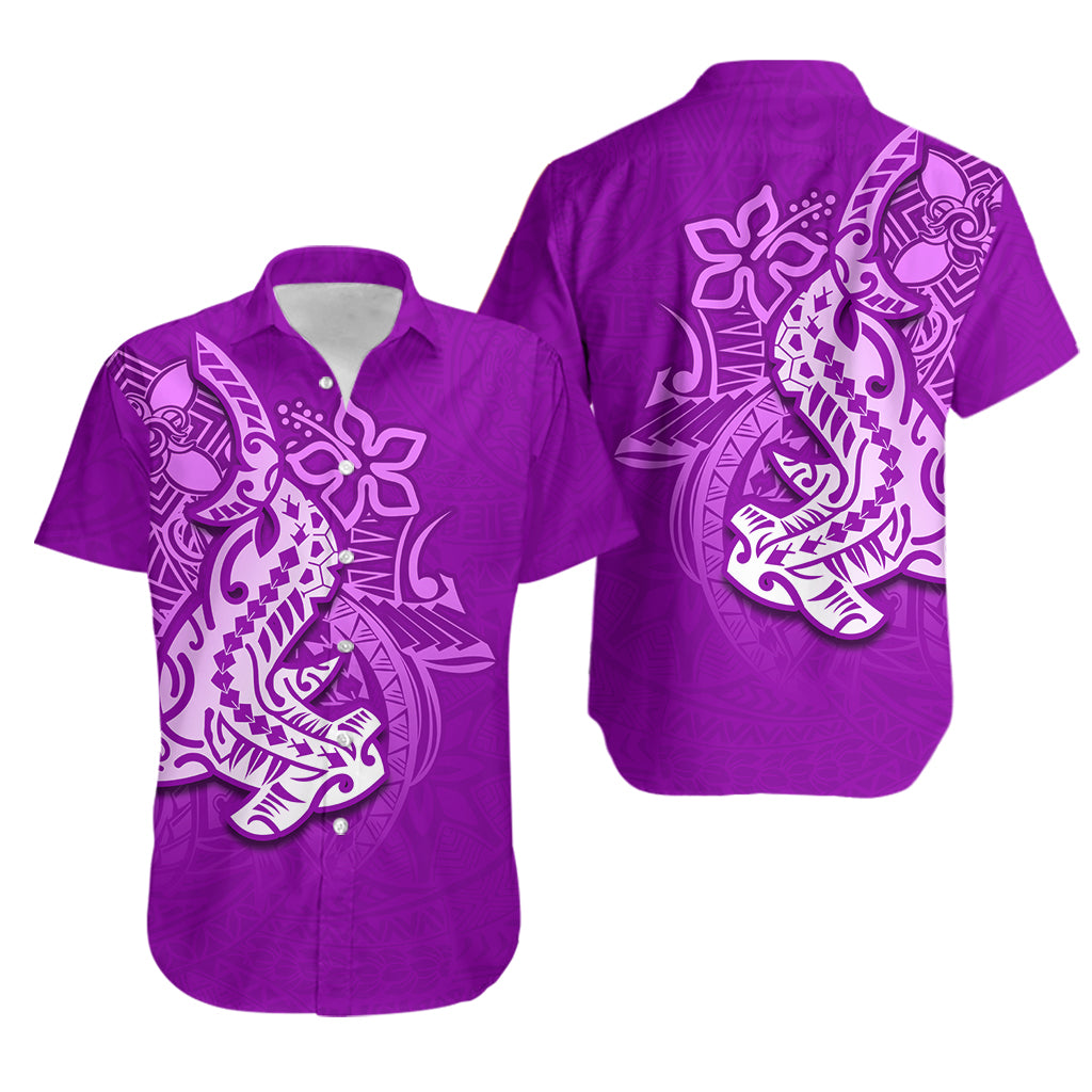 Custom Name Hammerhead shark Hawaiian Matching Clothes For Couples Combo Hawaii Floral Dress And Shirt Polynesian Style