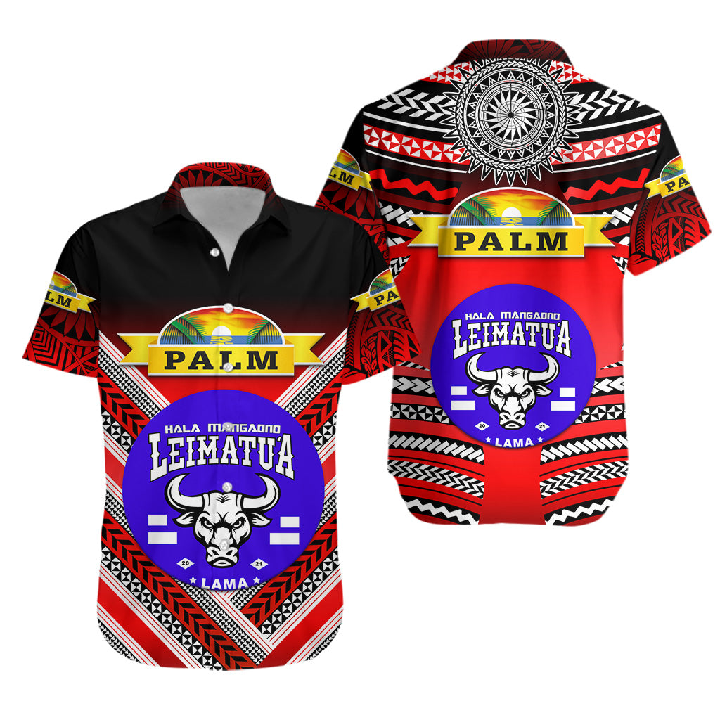 Mate Ma'a Tonga Hawaiian Shirt Leimatu'a Bulls Creative Style - Red NO.1