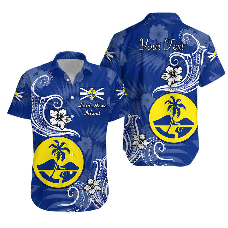 Custom Personalised Lord Howe Island Hawaiian Shirt Unique Polynesian - White Vibes