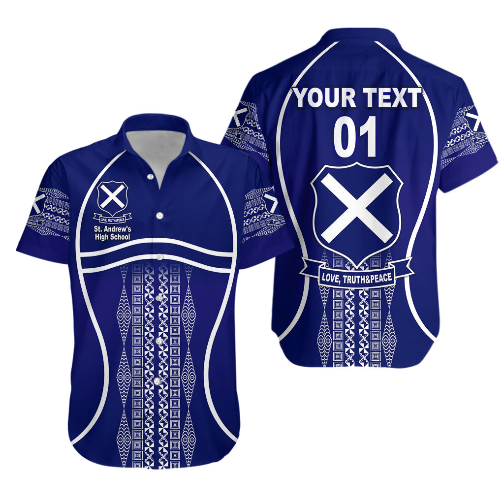 Custom Personalised St. Andrew's High School Hawaiian Shirt Unique Vibes