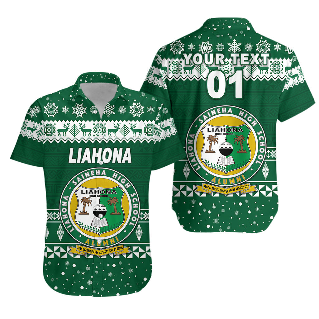 Custom Personalised Liahona High School Christmas Hawaiian Shirt Simple Style