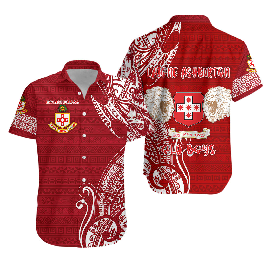 Kolisi Tonga Mate Ma'a Tonga Hawaiian Shirt Laione Ashburton Old Boys