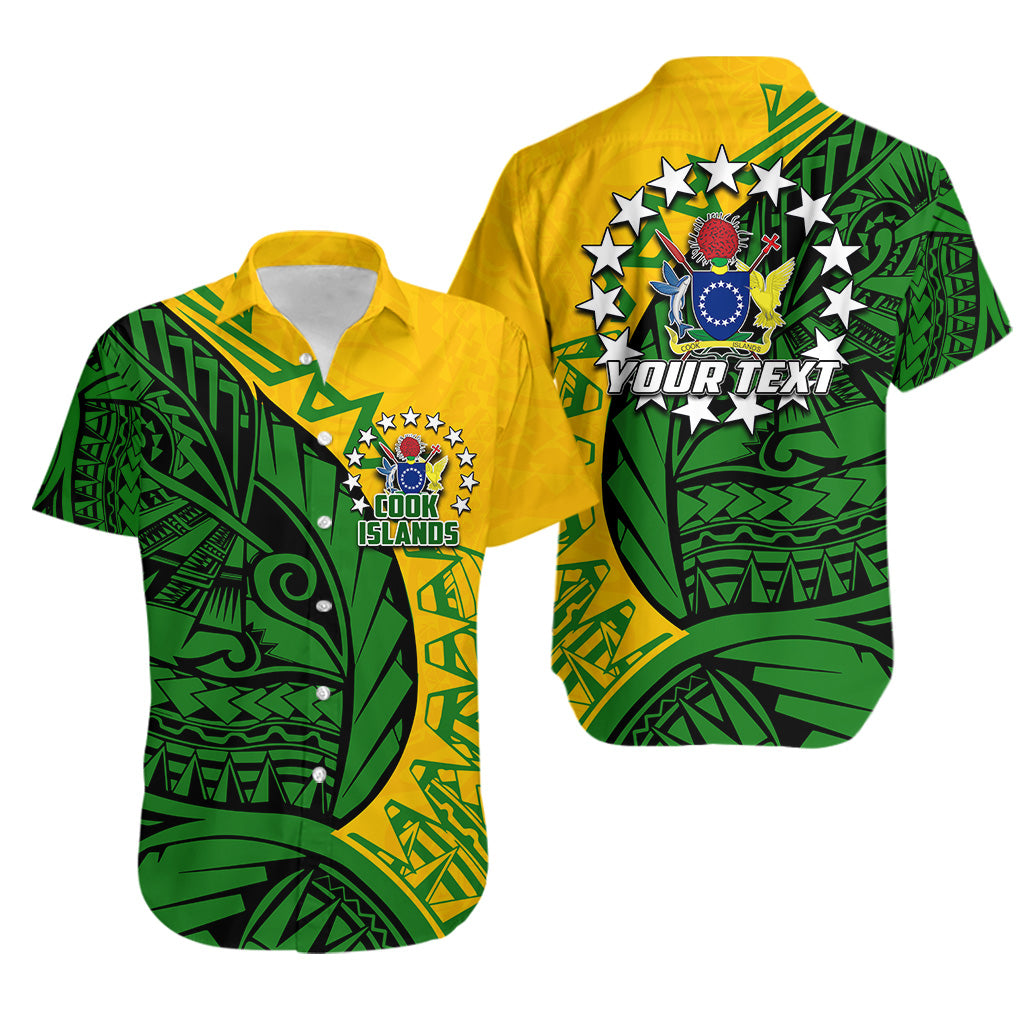 Custom PersonalisedCook Islands Hawaiian Shirt Polynesian Style