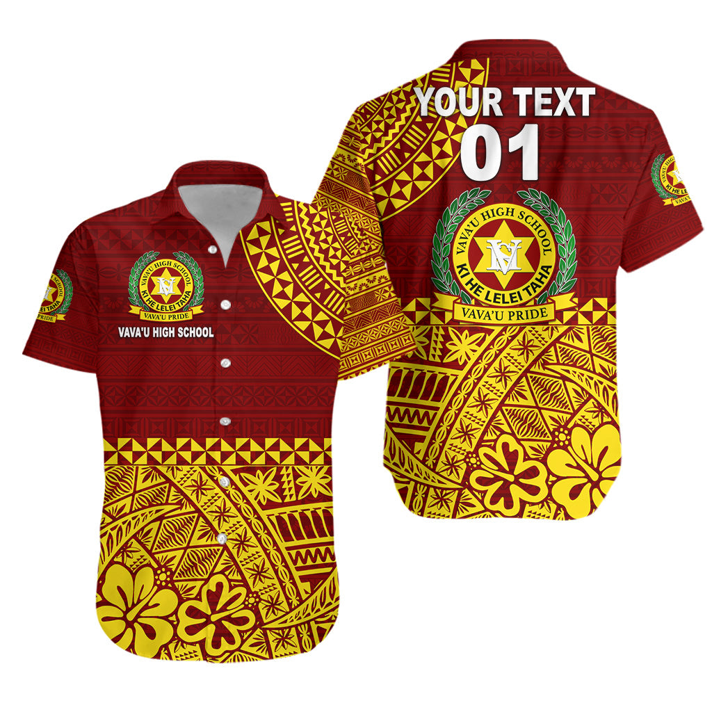 Custom Personalised Tonga Vava'u High School Hawaiian Shirt Kupesi Vibes - Maroon