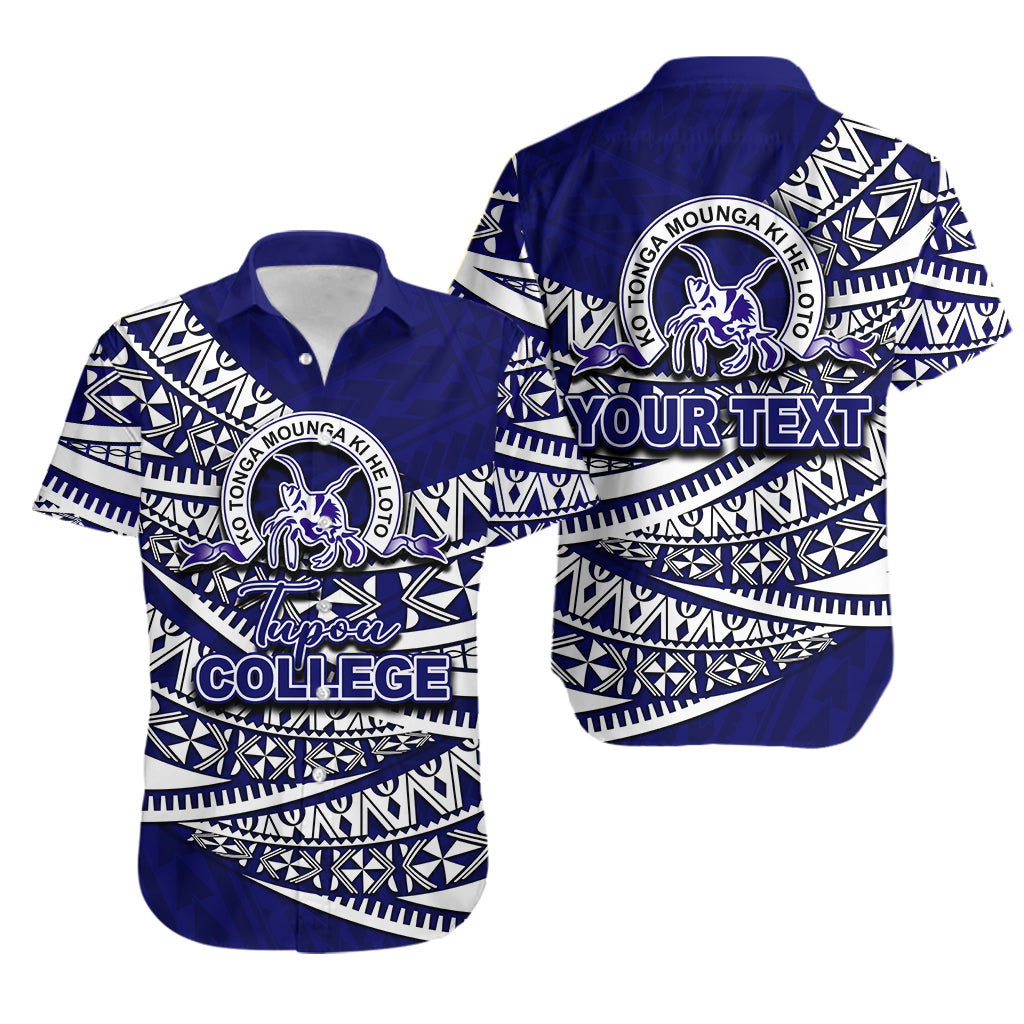 Custom Personalised Tupou College Hawaiian Shirts Tonga Tribal