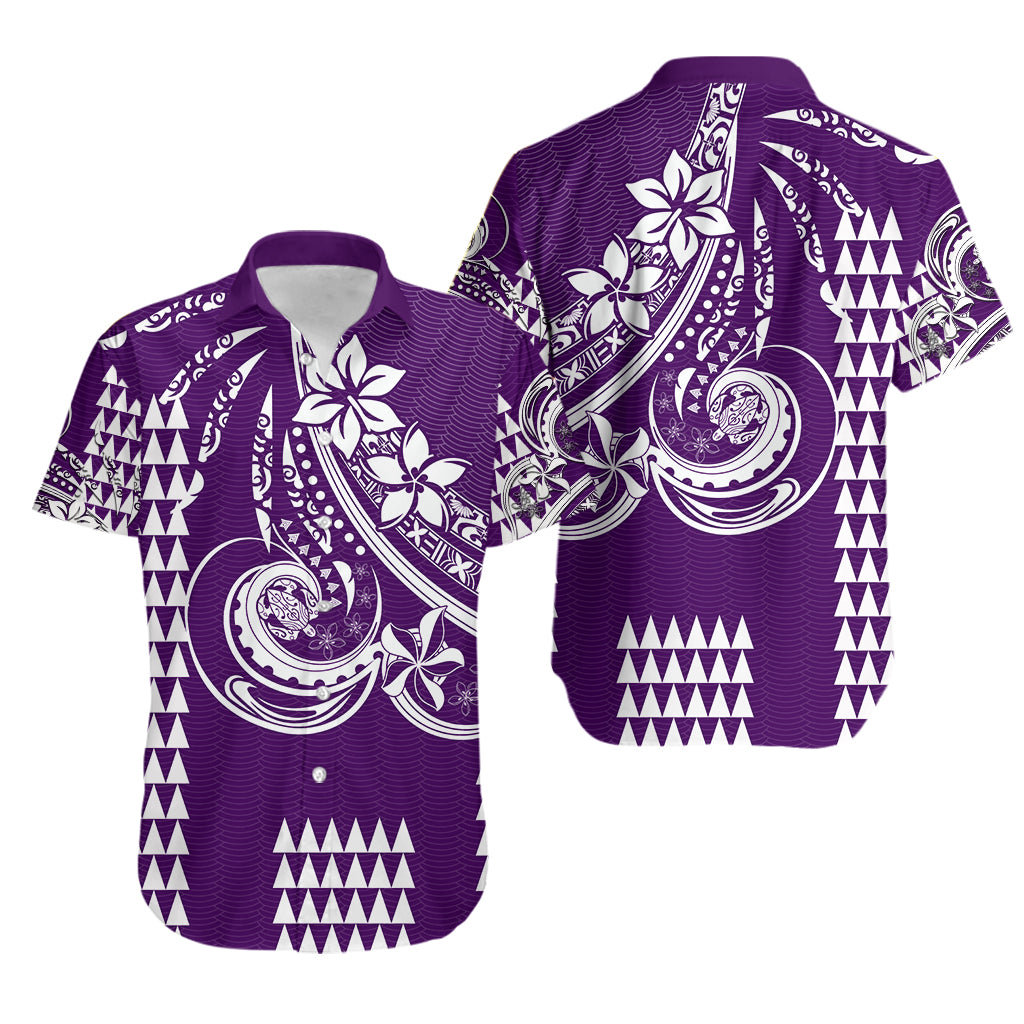 Kakau Hawaiian Polynesian Hawaiian Shirt Purple