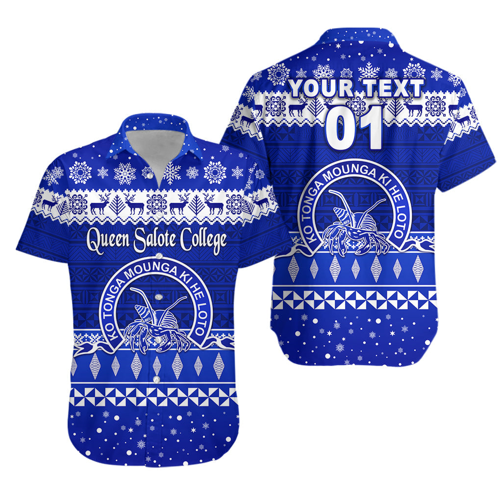 Custom Personalised Queen Salote College Christmas Hawaiian Shirt Simple Style