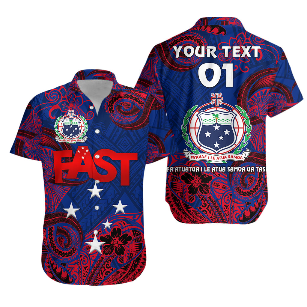 Custom Personalised Samoa FAST Party Hawaiian Shirt Unique Style - NO.2