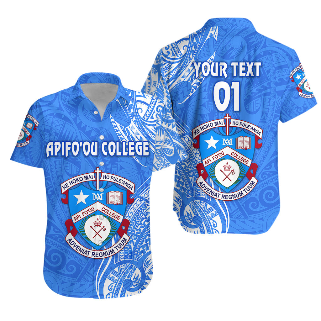 Custom Personalised Tonga Apifo’ou College Hawaiian Shirt Simple Vibes, Custom Text And Number