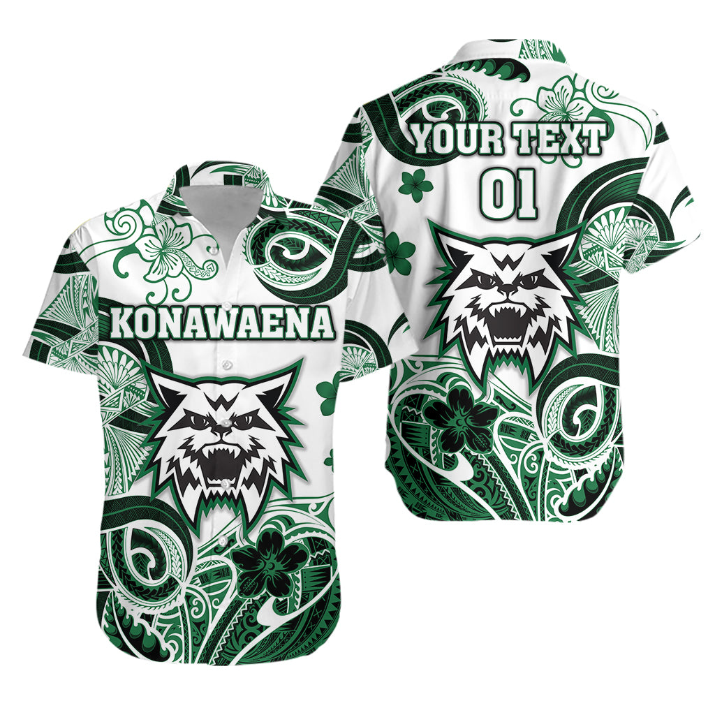 Custom Personalised Hawaii Konawaena Wildcats School Hawaiian Shirt Unique Style