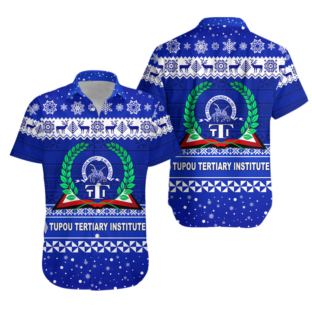 Tupou Tertiary Institute Christmas Hawaiian Shirt Simple Style