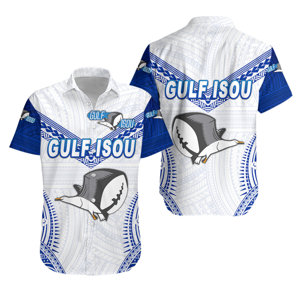 Papua New Guinea PRK Gulf Isou Hawaiian Shirt Rugby Original Style - White