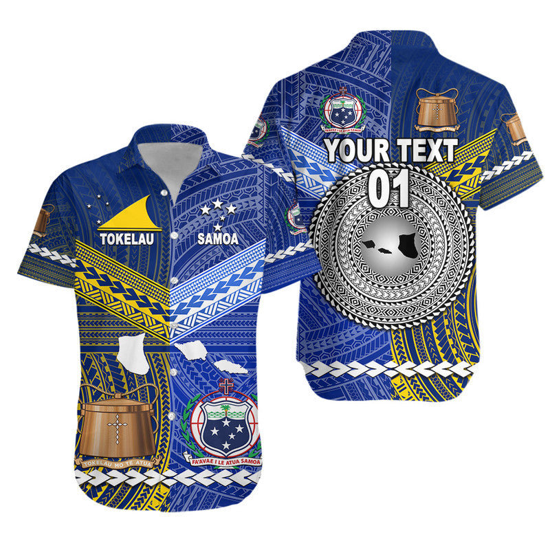 Custom Personalised Samoa And Tokelau Hawaiian Shirt Together