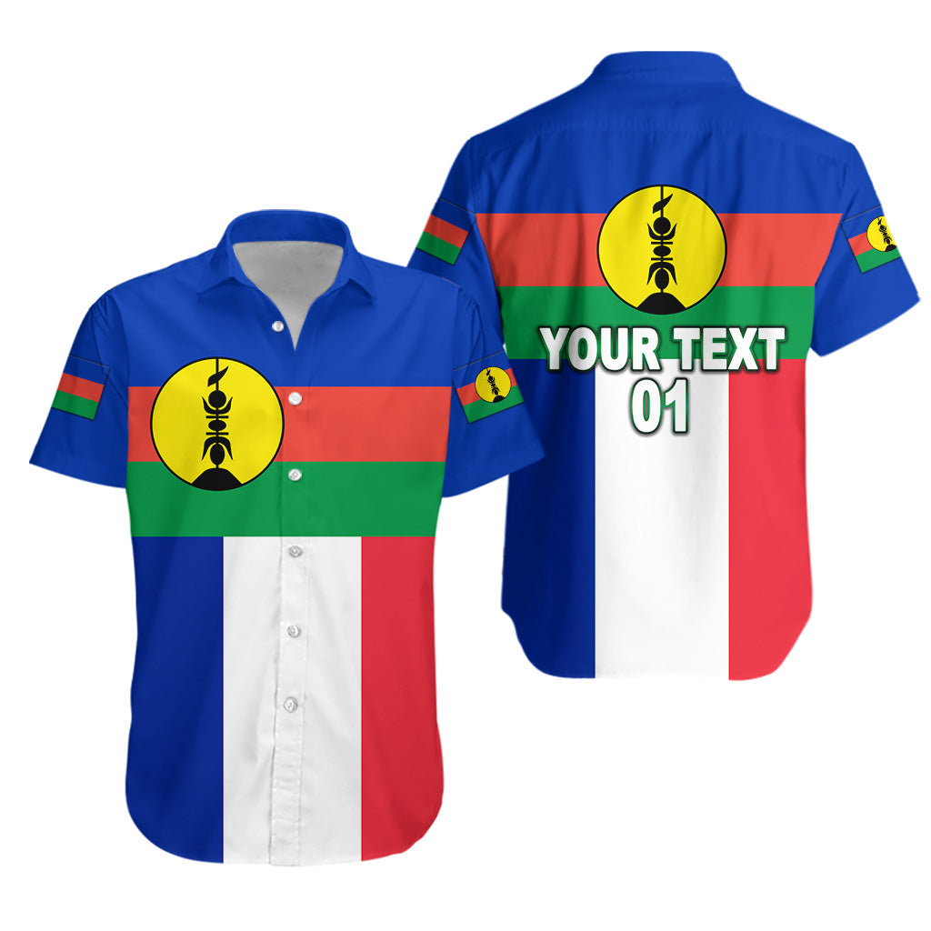 Custom Personalised New Caledonia Hawaiian Shirt Flag Vibes
