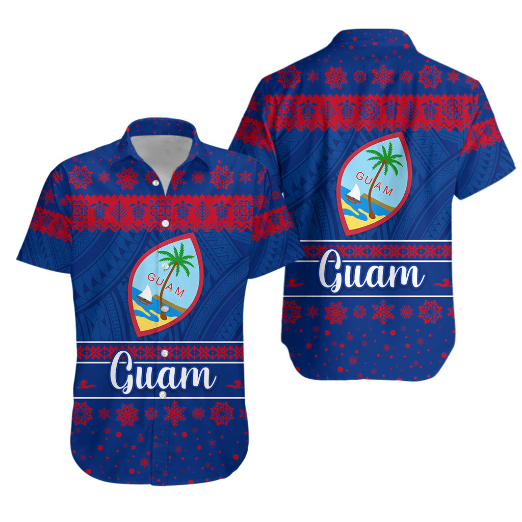 Guam Christmas Hawaiian Shirt Simple Style
