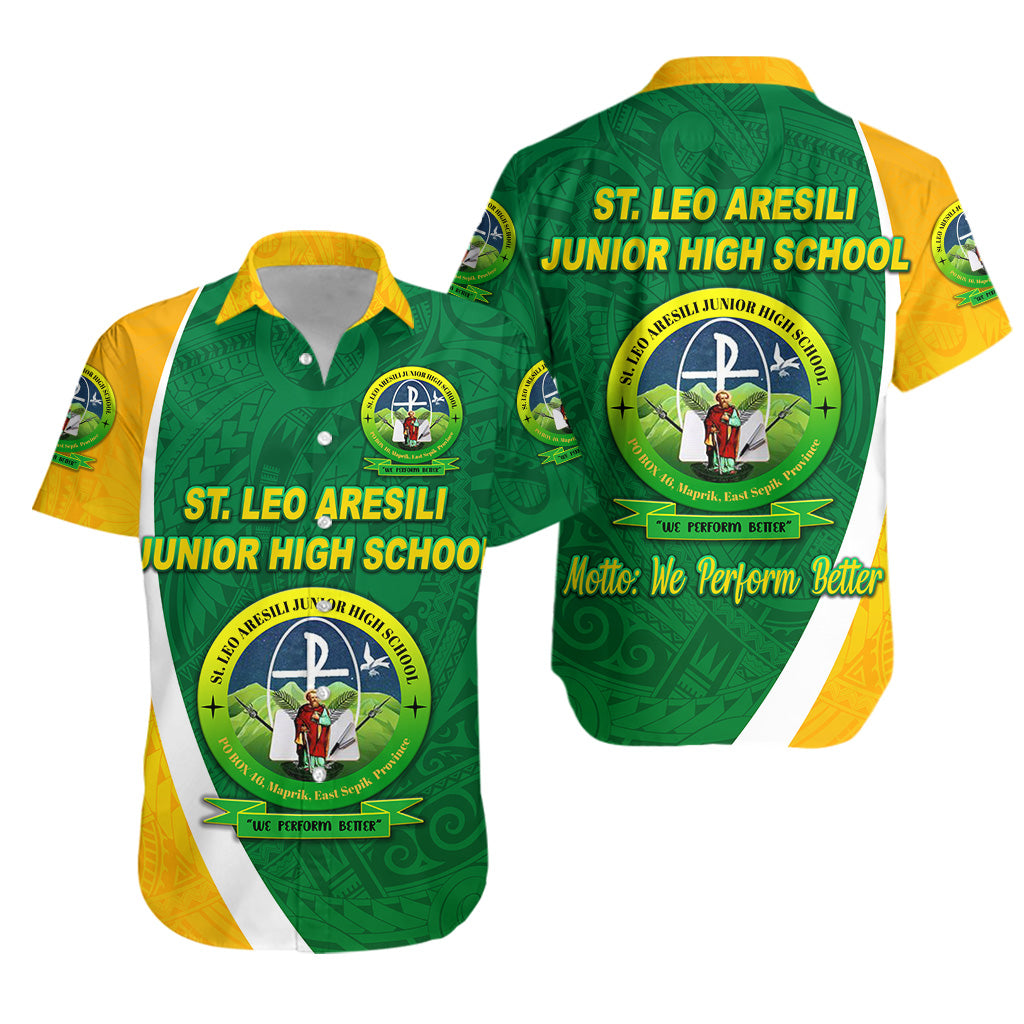 St. Leo Aresili Junior High School Hawaiian Shirt Simple Style