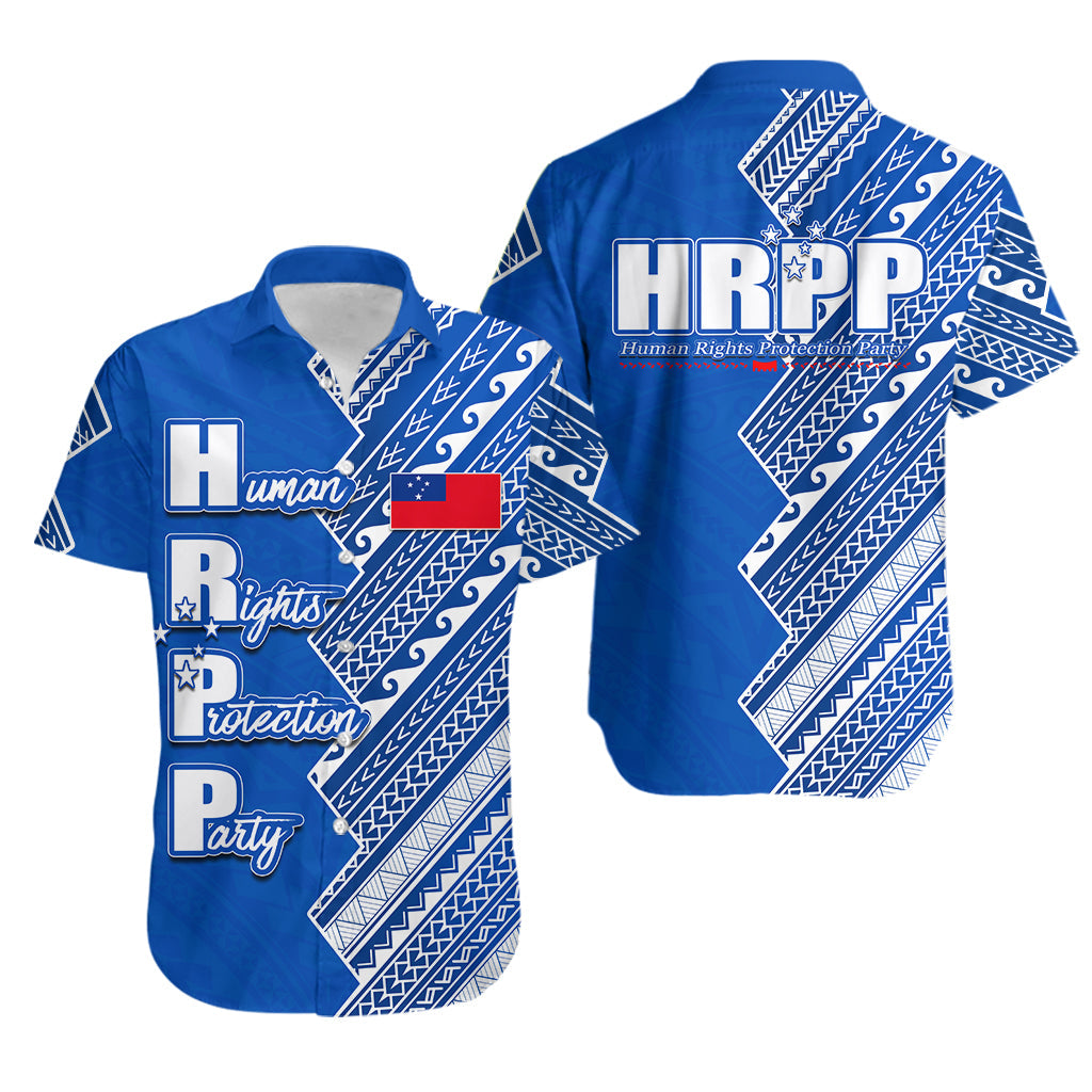 HRPP Samoa Hawaiian Shirt Half Style