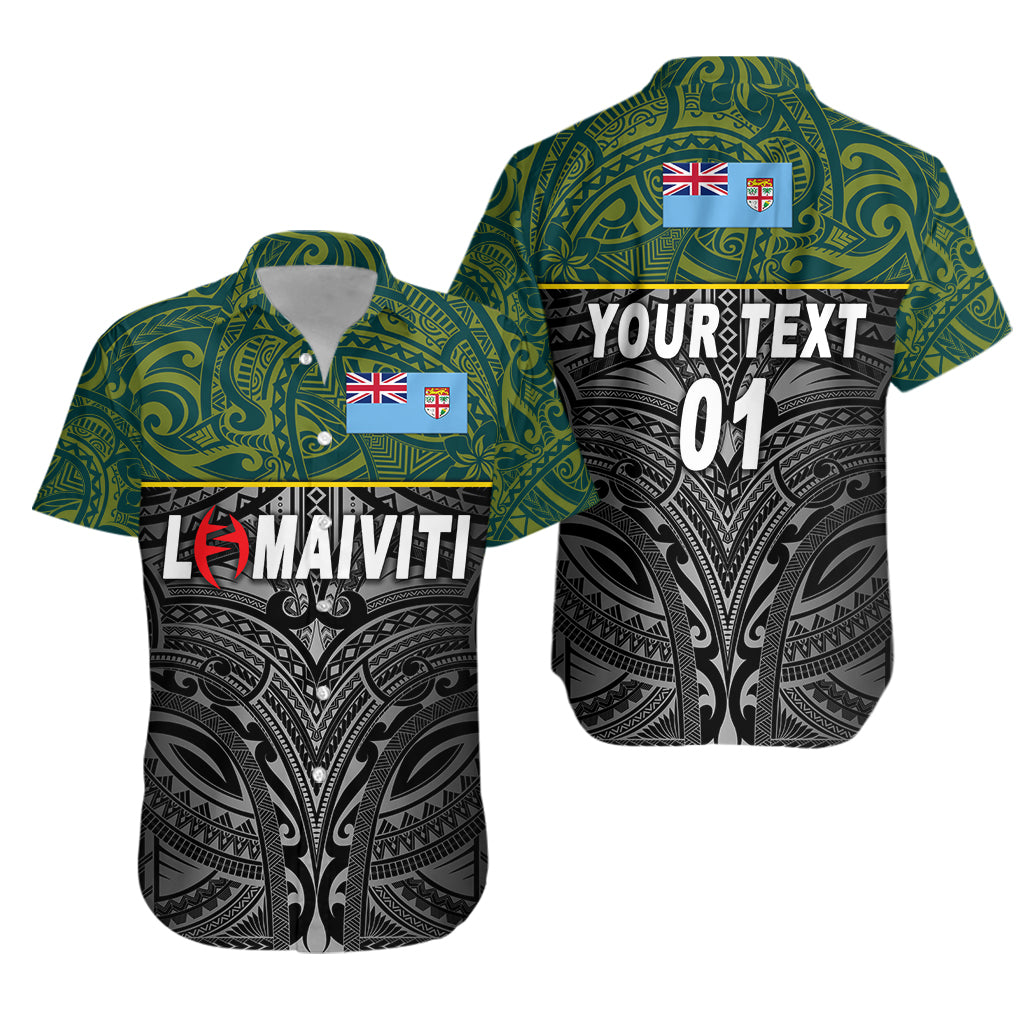 Custom Personalised Fiji Lomaiviti Rugby Hawaiian Shirt Original Style, Custom Text And Number