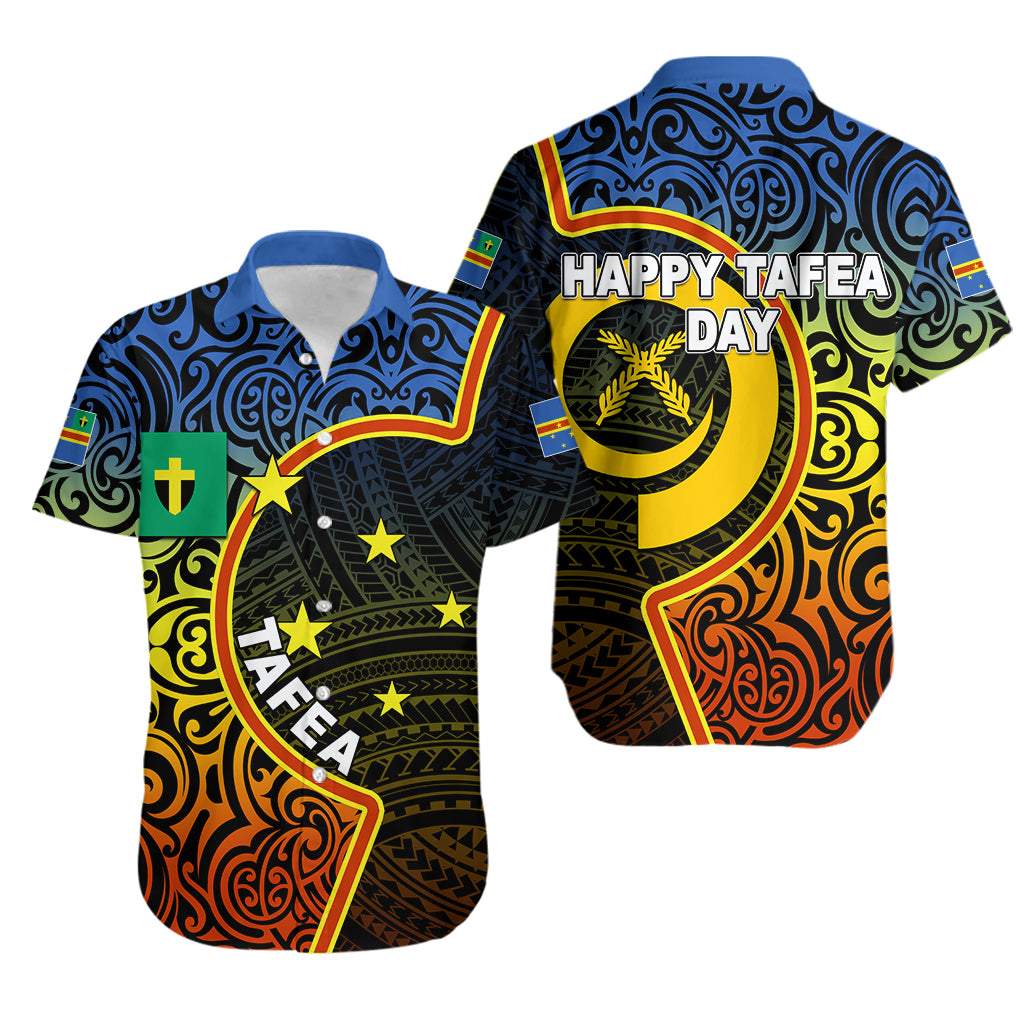Tafea Day Hawaiian Shirt Of Vanuatu Polynesian Flag Color