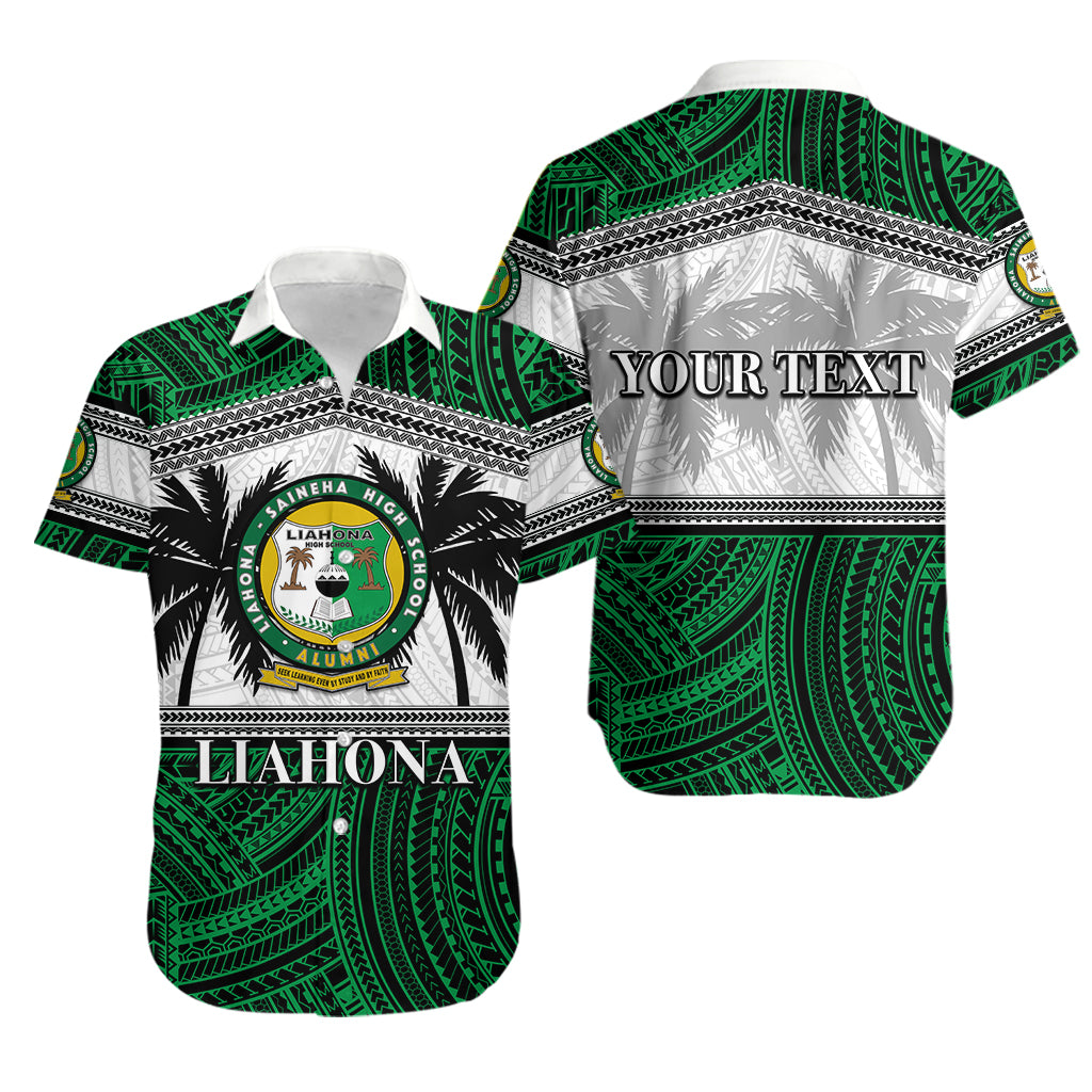Custom PersonalisedTonga Liahona High School Hawaiian Shirt Polynesian Patterns